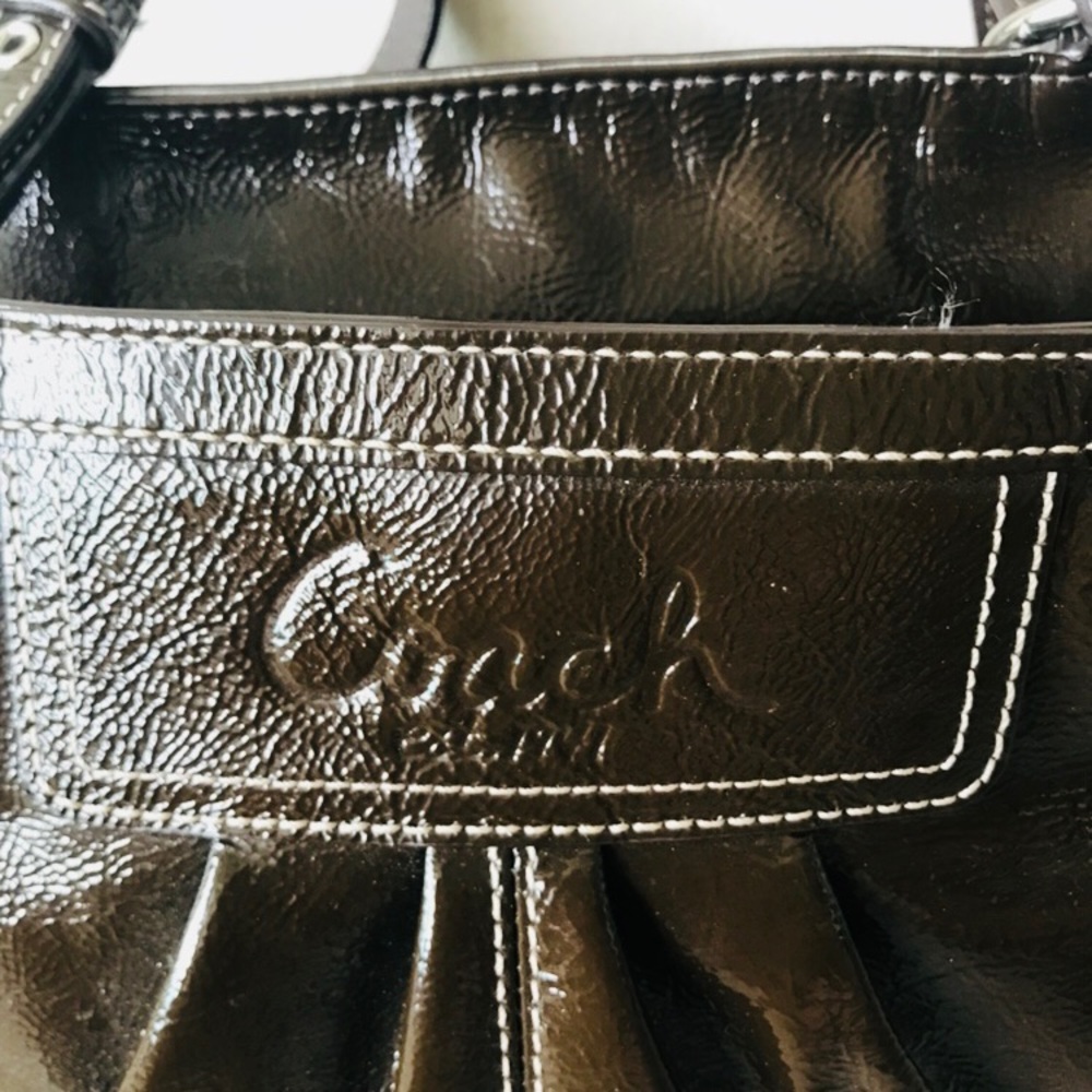 Coach Brown Leather Satchel - Picture 7 of 8